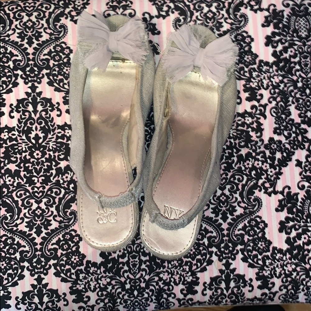 NY & Co tan slingback sandals. Sz 9